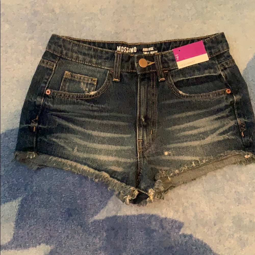 Donating soon! Distressed High Rise Shorts